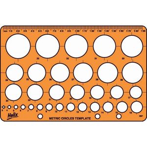 Helix Circle template H67