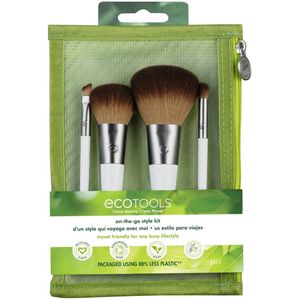 EcoTools On-The-Go Style Penselen Set (voor Onderweg)