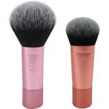 Real Techniques Sponges Accessoire Mini Brush Duo (foundation&blush)