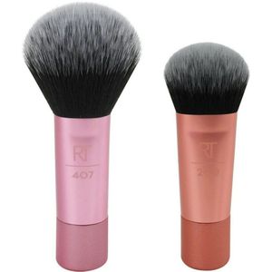 Real Techniques Make-Up Borstel Set Real Techniques Mini Brush Duo 2 Onderdelen (2 Pcs)