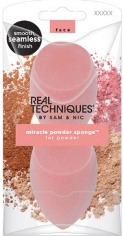 Real Techniques Accessoire 2 Miracle Powder Sponges Face