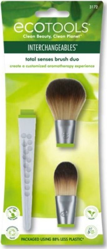 EcoTools - Total Sense Interchangeable - Make-up Kwasten - Vegan - Biologisch Afbreekbaar
