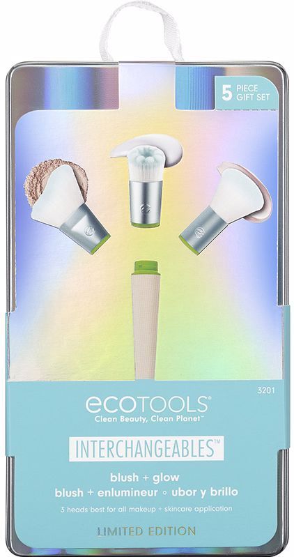 Ecotools Make-Up Borstel Set Ecotools Interchangables Blush + Glow (5 Pcs)