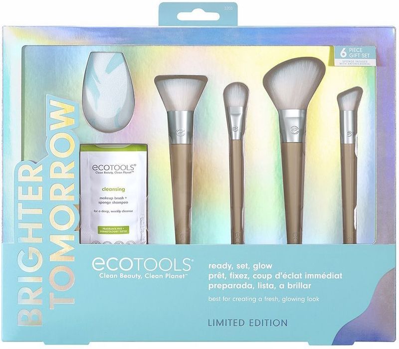 Make-up Borstel set Ecotools Brighter Tomorrow Ready, Set, Glow (5 pcs)