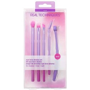 Make-up Borstel set Real Techniques Eye Love Drama (5 pcs)