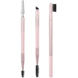 Real Techniques Make-Up Borstel Set Real Techniques Brow Styling Roze 3 Onderdelen