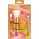 Real Techniques Make-Up Borstel Set Real Techniques Midi Moment 4 Onderdelen