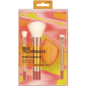 Real Techniques Make-Up Borstel Set Real Techniques Midi Moment 4 Onderdelen