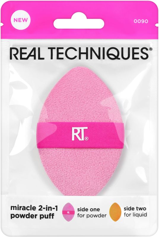 Real Techniques Sponges Accessoire MSC 2 in 1 Powder Puff