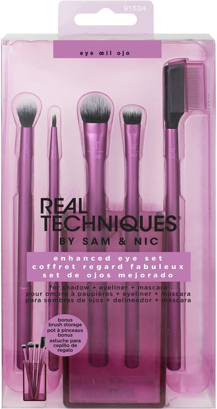 Real Techniques Enhanced Eye Set - Make-up kwastenset