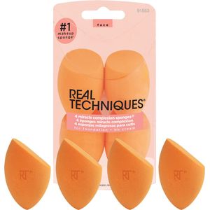 Real Techniques Miracle Complexion Sponge 4 Pack Make up spons