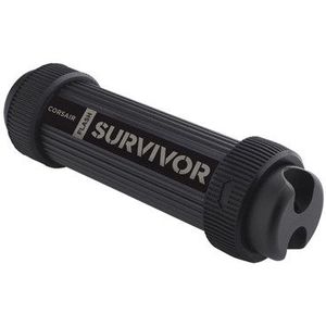 Corsair Flash Survivor Stealth v2 256GB USB-geheugenstick (USB 3.0, robuust, waterafstotend) zwart