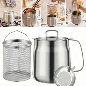 Mini-roestvrijstalen Braadpan in Japanse Stijl met Thermometer Inductiekookplaat Compatibele e Friteuse (formaat 20cm Mini-roestvrijstalen Braadpan in Japanse Stijl met Thermometer Inductiekookplaat Compatibele e Friteuse (formaat 20cm