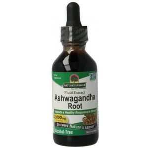 Natures Answer Ashwagandha Extract Alcoholvrij, 60 ml