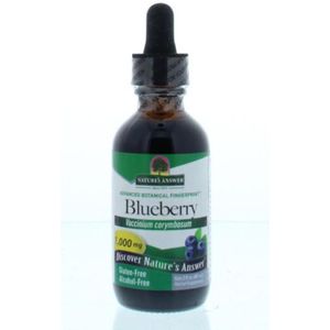 Natures Answer - Blauwe Bes Extract - 60 ml - Alcoholvrij - Vloeibaar