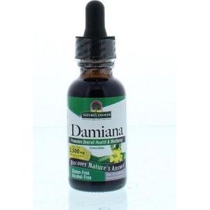 Natures Answer - Damiana Extract - Alcoholvrij - Voedingssupplement - 685 mg per 2 ml