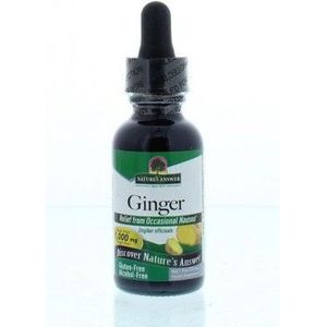 Natures Answer - Gember Extract - Alcoholvrij - Vloeibaar - Glazen Flesje met Pipet