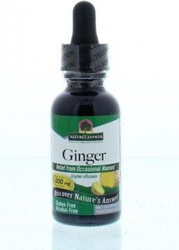 Natures Answer - Gember Extract - Alcoholvrij - Vloeibaar - Glazen Flesje met Pipet