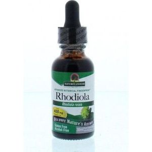 Natures Answer Rhodiola extract alcoholvrij gestandaardiseerd 30 Milliliter