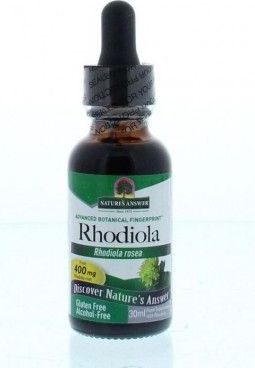 Natures Answer Rhodiola extract alcoholvrij gestandaardiseerd 30 Milliliter