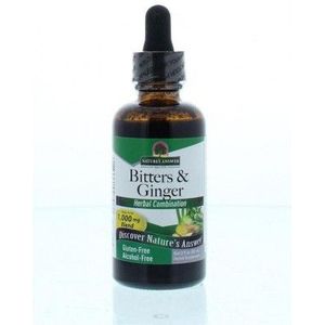 Natures answer Gember & bitterstoffen extract alcoholvrij  60 Milliliter
