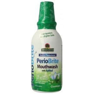 Natures Answer - PerioBrite - Mondwater - Coolmint - 480 Milliliter