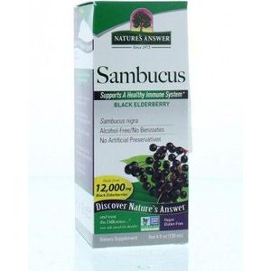 Natures Answer - Sambucus - Voedingssupplement - 120 ml - Vlierbessen Extract