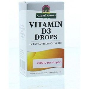 Natures Answer Vitamine D3 2000IU/50mcg per druppel 15ml