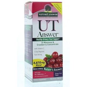 Natures Answer Ut answer D-Mannose & cranberry 3 dagen kuur 120 Milliliter