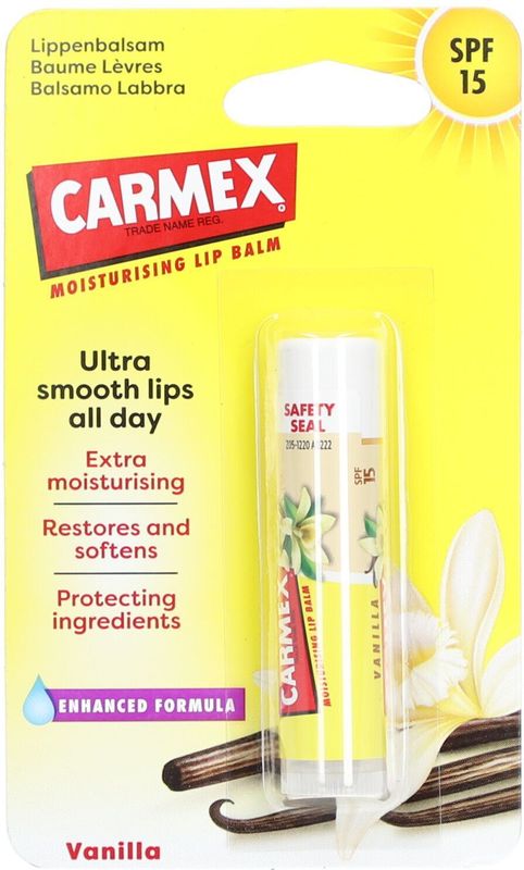 CARMEX - Vanille - Lippenbalsem - SPF 15 - 4,25 g
