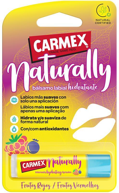 Carmex - Naturally Red Fruit - Lippenbalsem - 4,25 g