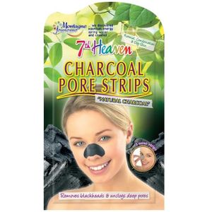Montagne Jeunesse - Charcoal Pore Strips - Gezichtsmaskers - Zwart - Vulkanische Mineralen