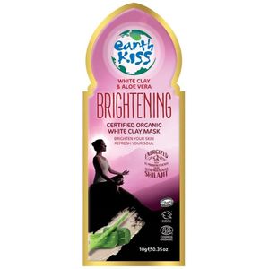 Earth Kiss - Brightening White Clay & Aloe Vera - Gezichtsmaskers