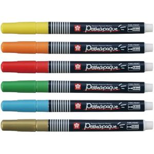 Sakura Permapaque fine pigment marker - zilver