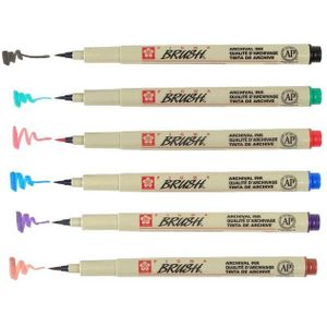 Xsdk-br#29 Sakura - Pigma Brush - Kleur Groen