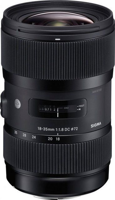 Sigma - 18-35mm f/1.8 DC HSM Art - Objectief - Canon EF - Zwart