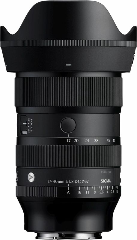 Sigma - 17-40mm F1.8 DC Art - Objectief - Zwart