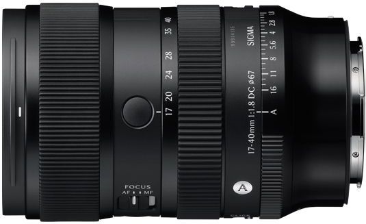 Sigma - 17-40mm F1.8 DC Art - Objectief - Zwart - L-Mount