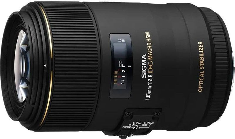 Sigma 105mm f/2.8 EX DG OS HSM Macro Nikon - Spatwaterdicht Objectief