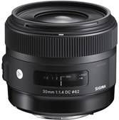 Sigma - 30mm f1.4 DC HSM ART - Camera Lens - Zwart - Geschikt voor Nikon F