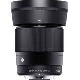 Sigma - 30mm F/1.4 DC DN - Objectief - Compact - Voor Fujifilm X