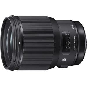 Sigma 85 mm/F 1.4 DG HSM, Art Lens (86Mm Filterschroefdraad), Voor Nikon Lensbajonet, Zwart