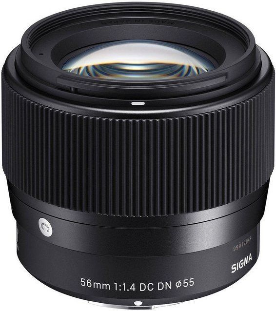 Sigma - 56mm F/1.4 DC DN - Camera Lens - Zwart - Stof- en Spatwaterdicht