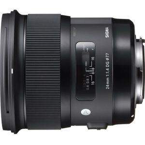 Sigma 24mm F1,4 DG HSM Art lens (77mm filterschroefdraad) voor Nikon objectiefbajonet