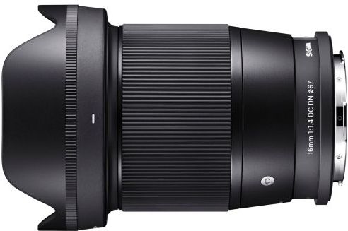 Sigma - 16mm F/1.4 DC DN Contemporary - Camera Lens - Zwart - Lichtgewicht