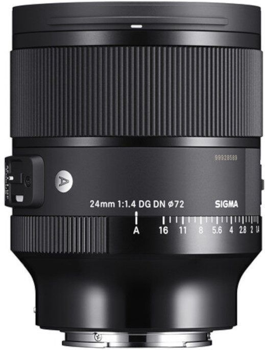 Sigma - 24mm F/1.4 DG DN Art - Camera Lens - Zwart - Glas
