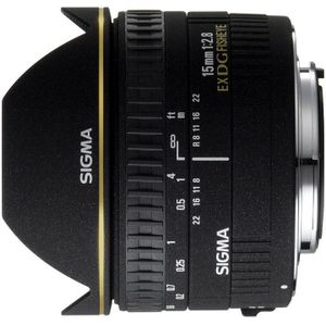 Sigma 15mm f/2.8 EX DG Diagonaal Fisheye Nikon F-mount objectief - Tweedehands