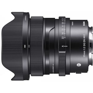 Sigma 20 mm F2 DG DN Hedendaagse lens voor Sony-E objectiefbajonet