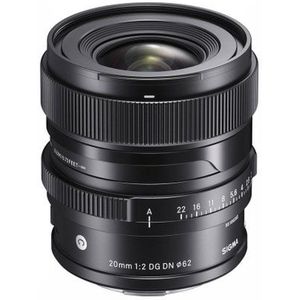 Sigma - 20mm f/2.0 DG DN Contemporary - Camera Lens - Zwart - Metaal