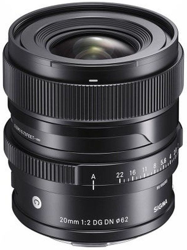 Sigma - 20mm f/2.0 DG DN Contemporary - Camera Lens - Zwart - Metaal